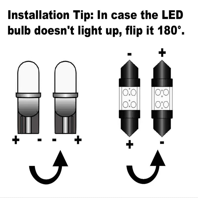 12pcs White Canbus No Error LED Interior Reading Dome Map Light Bulbs Kit For 2005-2012 Seat Leon MK2 1P 1P1 Car Accessories