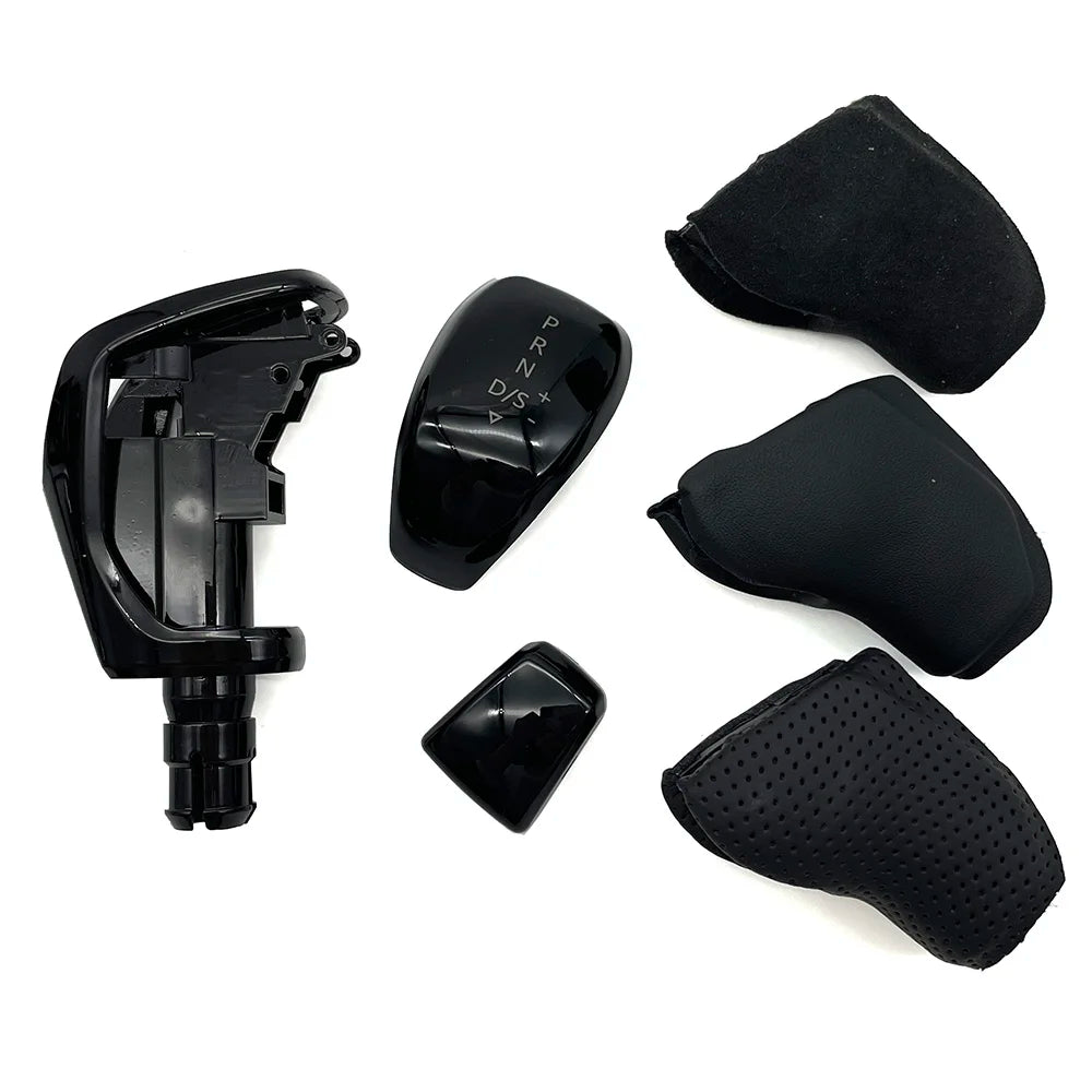 Electronic LED Shift Handle Alcantara leather side cover for Vw Golf Mk6 Mk7 Passat B7 B8 Tiguan Mk2 Dsg, Car Accessories