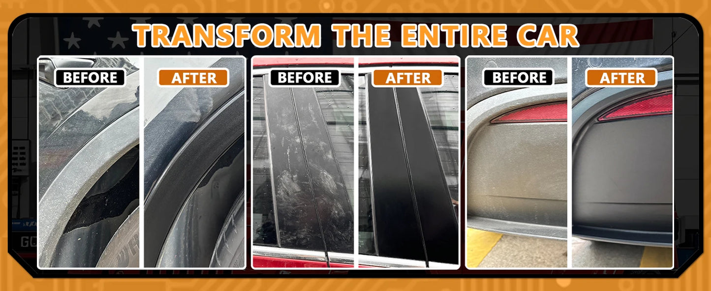 Black Shining Tire Wax - Long-Lasting, Durable Protection and Brightening, Suitable for Car, Bike and Motorcycle Tires - Prevent