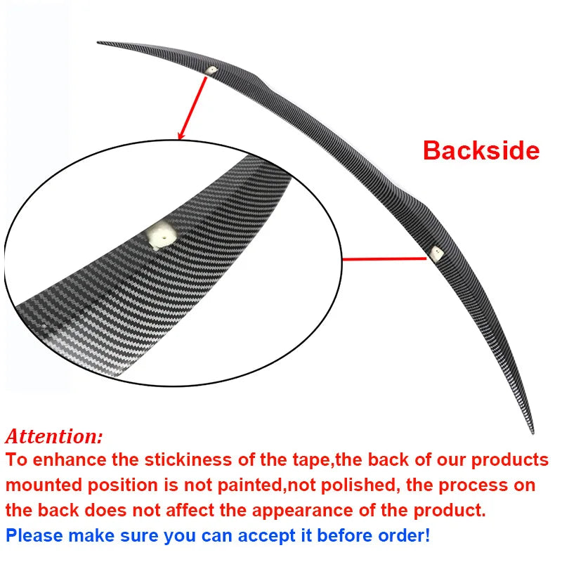 Car Rear Trunk Roof Spoiler Wings Fit For Alfa Romeo Giulia Sedan 2015-2023 Tail Trunk Wing Top Spoiler Wing Kit Protector