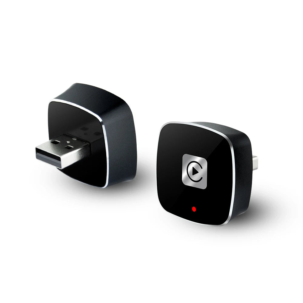 Wireless 2 in1 Carplay Adapter for Android iPhone Auto Wired to Wireless AI Box USB Connection For Volvo Benz Mg Kia Chery VW