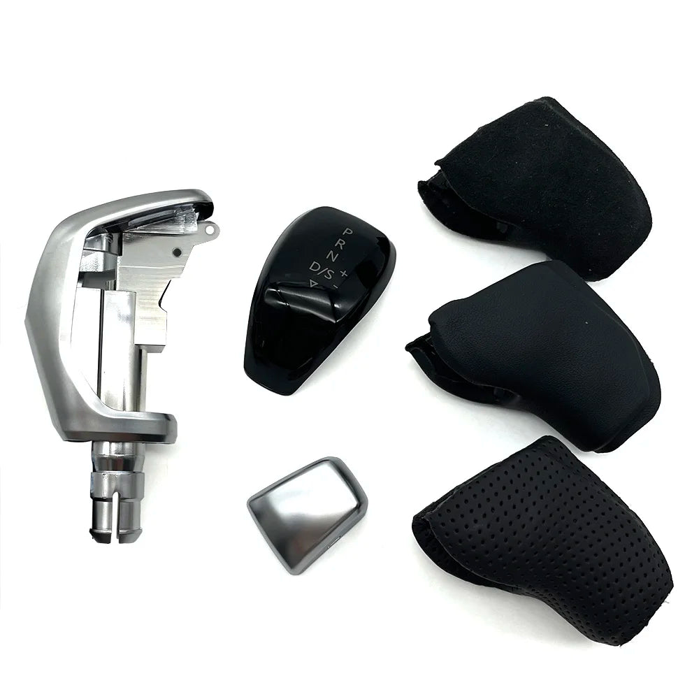 Electronic LED Shift Handle Alcantara leather side cover for Vw Golf Mk6 Mk7 Passat B7 B8 Tiguan Mk2 Dsg, Car Accessories