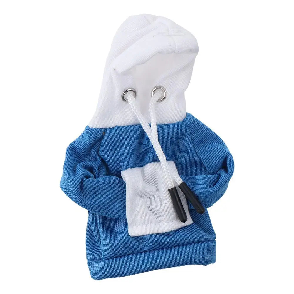 Creative Hoodie Car Gear Shift Cover Color Stitching Hoodie Car Interior Cotton Gear Shift Knob Hoodie Cover Car