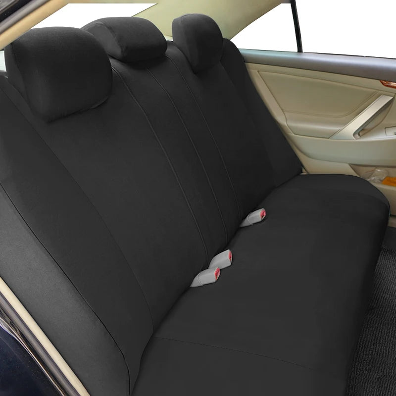 AUTO PLUS Universal Car Seat Covers Fit For Most Car Suv Truck Vans With Hexagonal Embroidery Car Accessories Interior