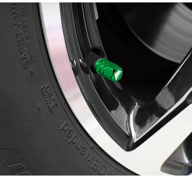 4Pcs for Suzuki Swift Jimny Ignis Alto SX4 Splash Baleno Car Wheel Tire Valve Caps Aluminum Alloy Dust Covers auto Accessories