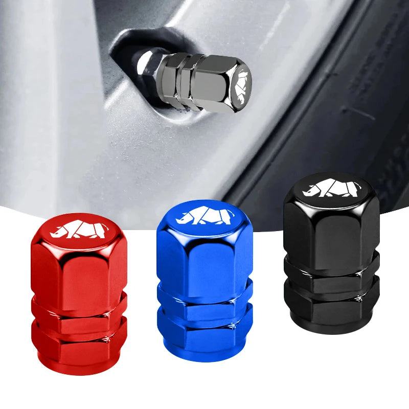 4Pcs for Suzuki Swift Jimny Ignis Alto SX4 Splash Baleno Car Wheel Tire Valve Caps Aluminum Alloy Dust Covers auto Accessories