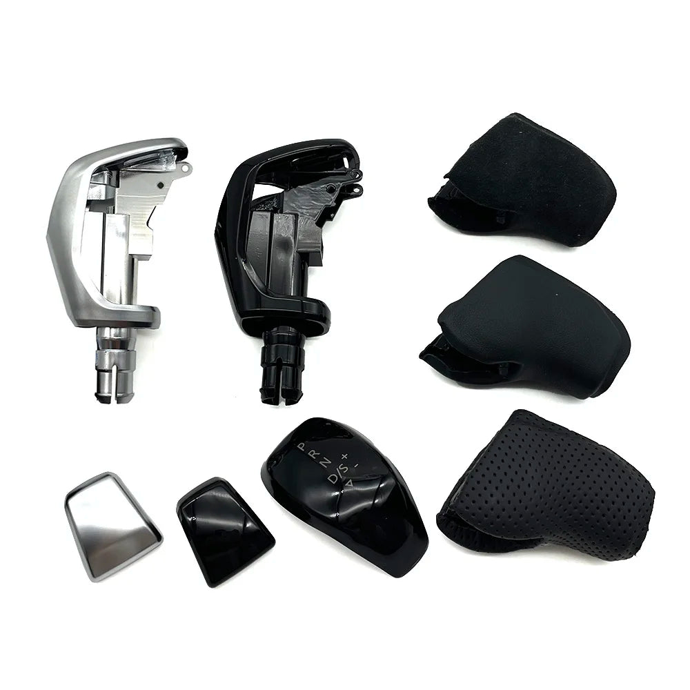 Electronic LED Shift Handle Alcantara leather side cover for Vw Golf Mk6 Mk7 Passat B7 B8 Tiguan Mk2 Dsg, Car Accessories