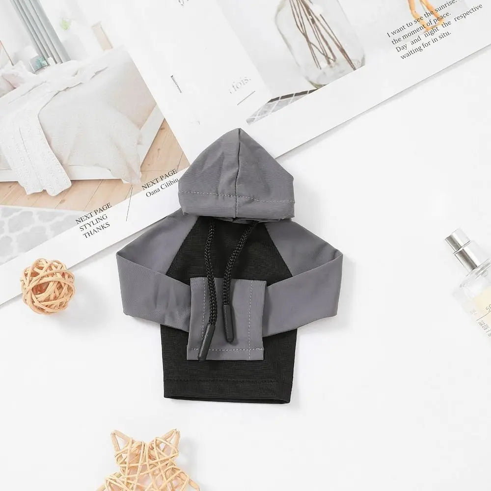 Creative Hoodie Car Gear Shift Cover Color Stitching Hoodie Car Interior Cotton Gear Shift Knob Hoodie Cover Car