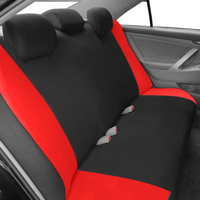 AUTO PLUS Universal Car Seat Covers Fit For Most Car Suv Truck Vans With Hexagonal Embroidery Car Accessories Interior