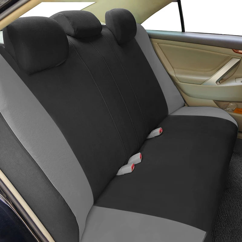 AUTO PLUS Universal Car Seat Covers Fit For Most Car Suv Truck Vans With Hexagonal Embroidery Car Accessories Interior