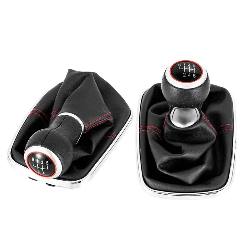 For Volkswagen 1999-2004 Golf 4 IV MK4 GTI R32 Bora Jetta MT 12mm 5 / 6 Speed Car Gear Shift Knob Lever Shifter Gaitor Boot
