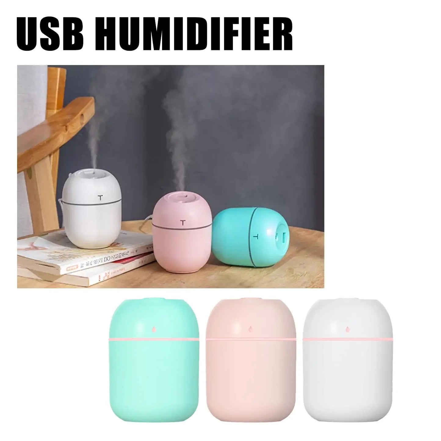 USB Aroma Diffuser Humidifier Sprayer Portable Home Appliance 220ml Electric Humidifier Desktop Home Fragrance Perfumes Diffuser