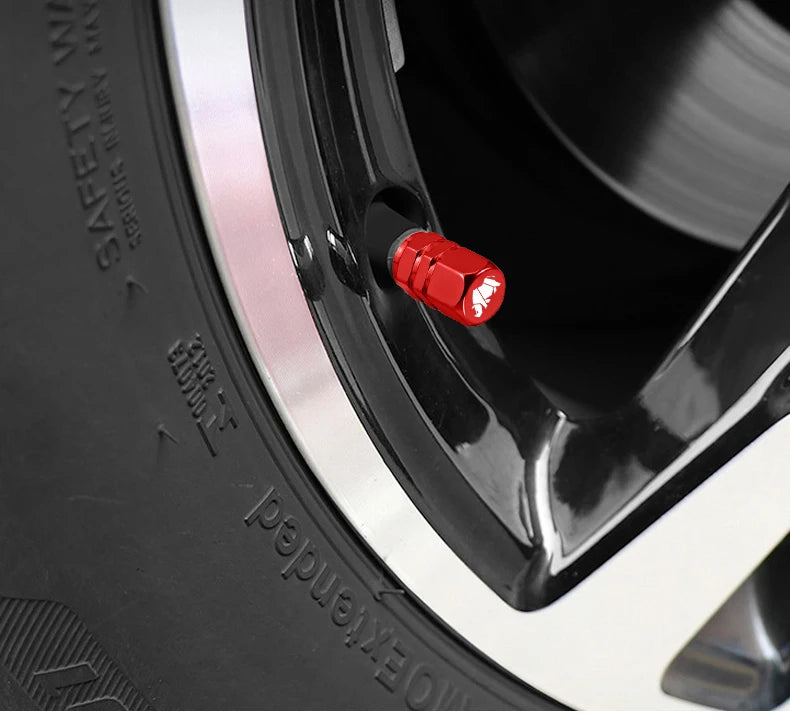 4Pcs for Suzuki Swift Jimny Ignis Alto SX4 Splash Baleno Car Wheel Tire Valve Caps Aluminum Alloy Dust Covers auto Accessories