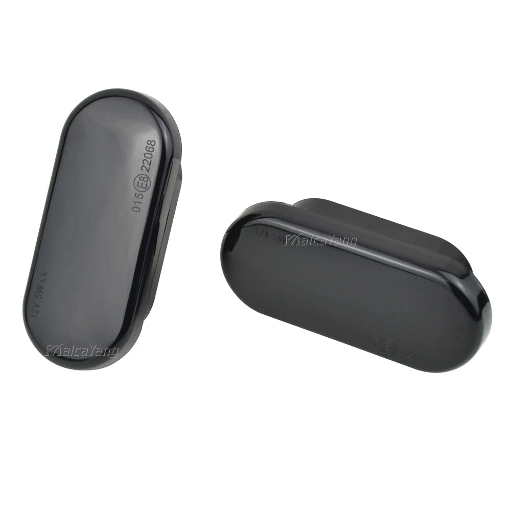 2PCS For VW Bora Golf 3 4 Passat 3BG Polo SB6 SEAT Ibiza Leon Skoda Ford LED Dynamic Side Marker Sequential Turn Signal Light