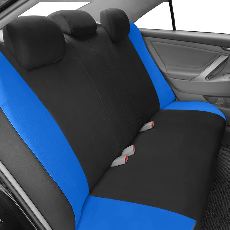 AUTO PLUS Universal Car Seat Covers Fit For Most Car Suv Truck Vans With Hexagonal Embroidery Car Accessories Interior