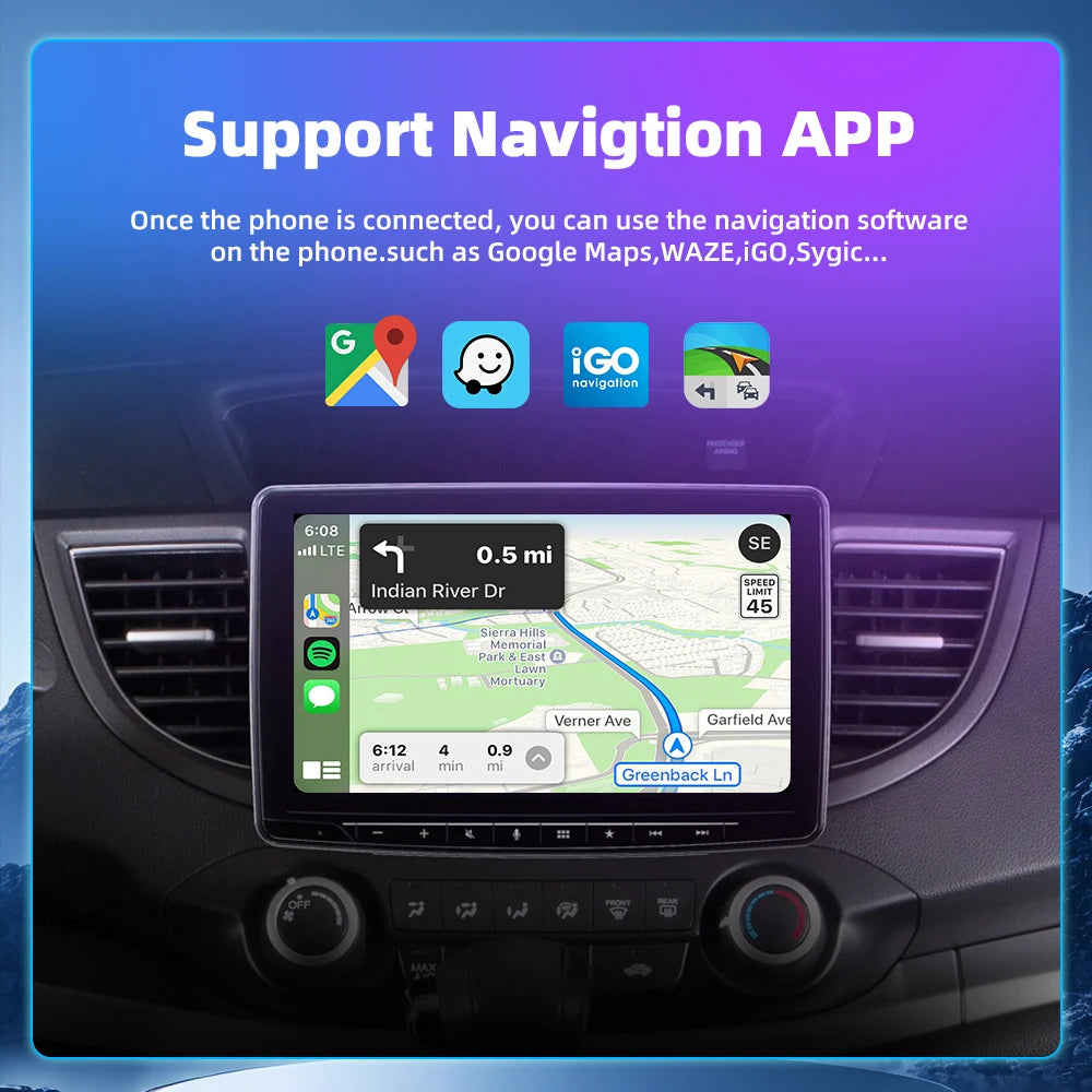 Wireless 2 in1 Carplay Adapter for Android iPhone Auto Wired to Wireless AI Box USB Connection For Volvo Benz Mg Kia Chery VW